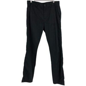 Life After Denim Men's Black Slim Fit 100% Cotton Pants 31